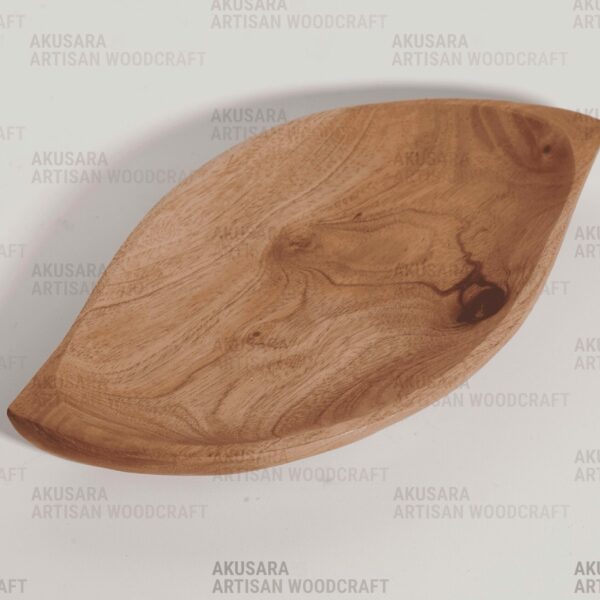 Mahogany Leaf Tray