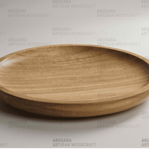 Mahogany Simple Plate