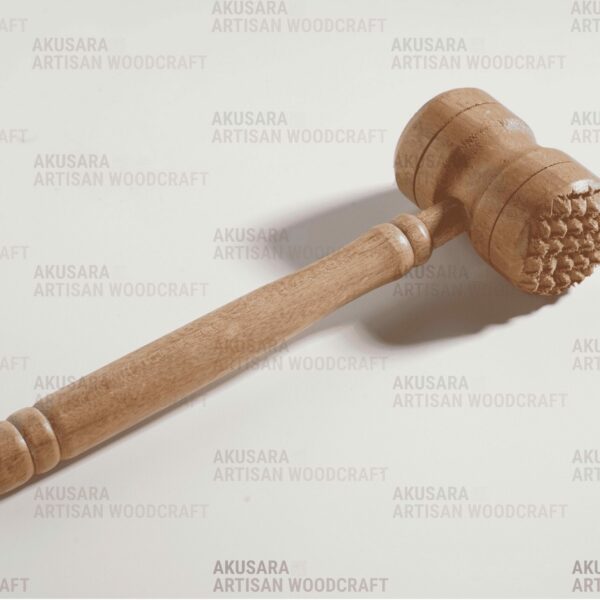 Mahogany Rounded Meat Hammer